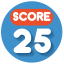 Score 25
