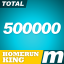 Total 500,000m!