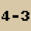 4-3