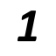 one