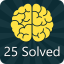 Solve 25 Items