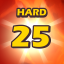 Complete Level 25 on hard difficulty