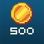 500 gold coins