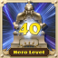 Reach hero level 40