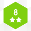 Level 8: 2 stars