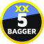 5 Bagger