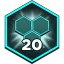 Extend your territory to 20 zone(s)