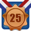 Complete 25% of jobs with a Bronze or better medal