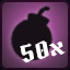 Used Bomb 50 times
