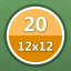 Solved 20 puzzles (12x12)