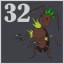 32 cockroaches killed