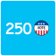 Collect 250 Votes