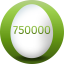 750,000 clicks on egg
