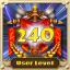 Reach user level 240