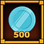 Collect 500 Platinum Coins