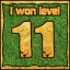 Сongratulations you won the level 11