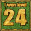 Сongratulations you won the level 24