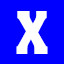 Blue X