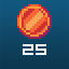 25 bronze coins