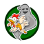 Ghostly chicken