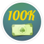 Win more than 100K credits per game