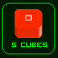 Got 5 Red Cubes!