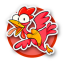 Red chicken