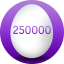 250,000 clicks on egg