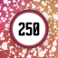Splatter 250 times