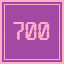 700 points