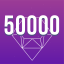 50000 Total Points