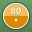 Solved 80 puzzles (1 star)