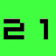 21 (green)