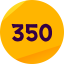 350 points