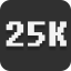 25,000 Points!