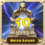 Reach hero level 50