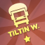 Tank truck insignia 'Tiltin West'