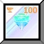 YOU COLLECTED 100 DIAMONDS