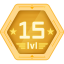 Reached level 15