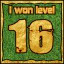 Сongratulations you won the level 16