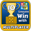 Ludo: 10 Consecutive Wins vs. Multiplayer
