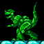 Green Ceratosaurus Defeated