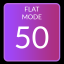Scored 50 in Flat mode