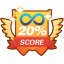 Endless Mode Best Score: 20%