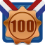 Complete 100% of jobs with a Bronze or better medal