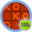 Play Tic Tac Toe 100 times!