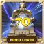 Reach hero level 70