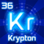 Krypton.  Earth's flashy element.