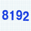 Score 8192