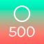 500 circles (bright)